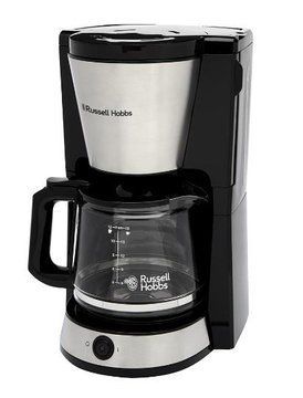 Кофеварка Russell Hobbs  капельная Heaton, 1.25л, молотый, черно-серебристый (27400-56) - Уценка 27400-56 фото