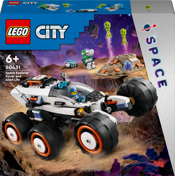 Конструктор LEGO City Космический исследовательский вездеход и инопланетная жизнь 311 деталей (60431) 60431 фото