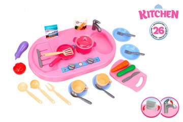 Детский игровой набор Кухня , 26 предметов (6177TXK) 6177TXK фото