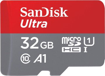 Карта памяти SanDisk microSD 32GB C10 UHS-I R100MB/s Ultra (SDSQUNR-032G-GN3MN) SDSQUNR-032G-GN3MN фото