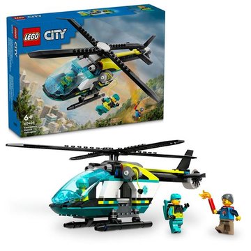 Конструктор LEGO City Гелікоптер аварійно-рятувальної служби 226 деталей (60405) 60405 фото