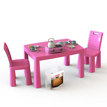 Кухня дитяча DOLONI-TOYS 04670/1 (34 предмети, стіл + 2 стільці) 04670/3 04670 фото