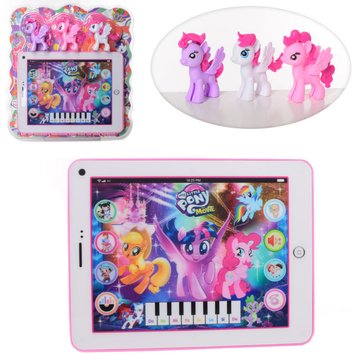 Дитячий розвиваючий планшет Little Pony з фігурками поні в наборі (679) 679 фото