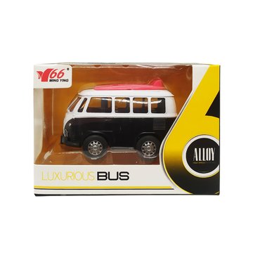 Дитячий металевий Автобус Bambi MY66-Q1215 Чорний інерційний MY66-Q1215(Black) фото