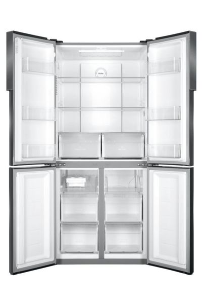 Холодильник Haier багатодверний, 180.4x83.3х66.5, холод.відд.-316л, мороз.відд.-140л, 4дв., А+, NF, інв., дисплей, зона нульова, чорний (HTF-456DN6) HTF-456DN6 фото