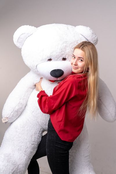 Великий Плюшевий Ведмідь Yarokuz Річард 2 метра Білий (YK0062) YK0108 фото