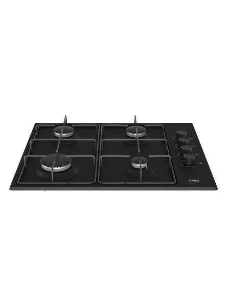 Варочная поверхность Beko газовая, 60см, черный (HIGG64123SB) HIGG64123SB фото