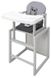Стульчик-трансформер Babyroom Пеппи-250 серый серый/графит (сова) (680979)