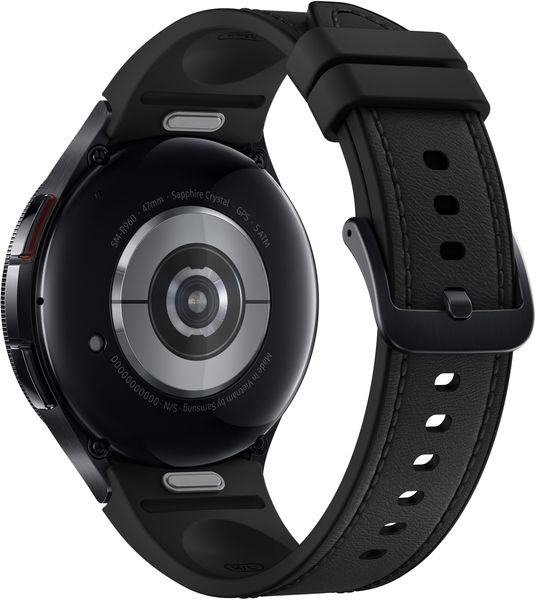 Смарт-годинник Samsung Galaxy Watch 6 Classic 47mm (R960) 1.47", 480x480, sAMOLED, BT 5.3, NFC, 2/16GB, чорний SM-R960NZKASEK фото