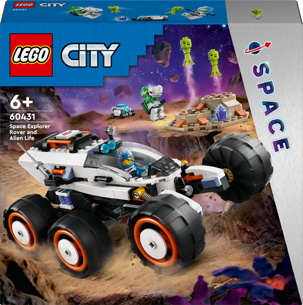 Конструктор LEGO City Космічний дослідницький всюдихід та інопланетне життя 311 деталей (60431) 60431 фото