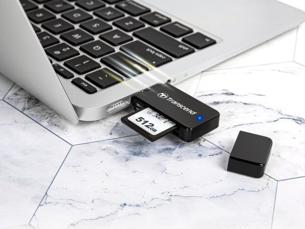 Кардидер Transcend USB 3.1 Gen 1 microSD/SD White TS-RDF5W фото