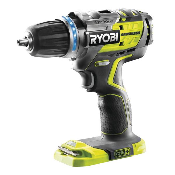 Шуруповерт-дрель Ryobi R18DDBL-0, 18В, бесщеточная, e-totque, 60Нм (без АКБ и ЗУ) (5133002437) 5133002437 фото