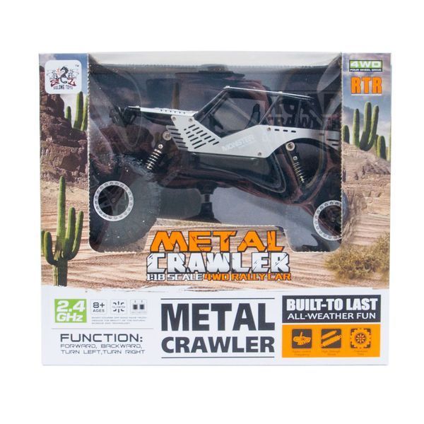 Автомобіль OFF-ROAD CRAWLER з р/к - ROCK (сріблястий, метал. корпус, 1:18) (SL-111RHS) SL-111RHS фото