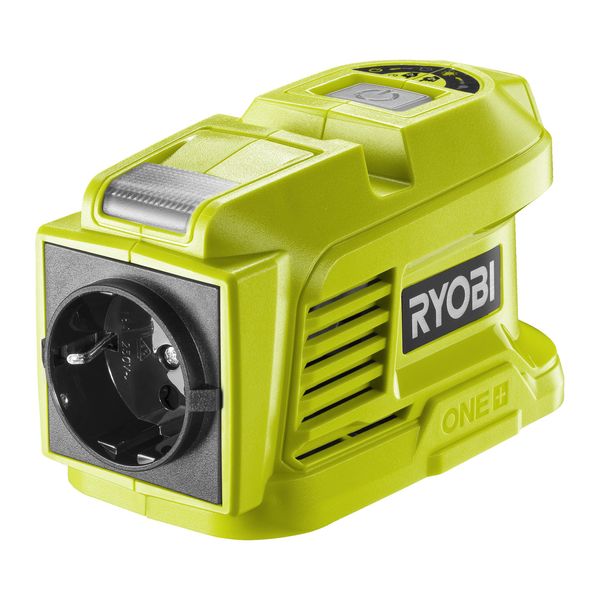 Инвертор напряжения аккумуляторный Ryobi RY18BI150A-0, 18В ONE+, 220 Вольт, 150Вт(300Вт пиковая), без АКБ и ЗП (5133004895) 5133004895 фото