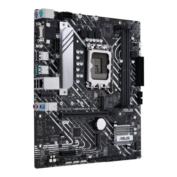 Материнcька плата ASUS PRIME H610M-A D4-CSM s1700 H610 2xDDR4 M.2 HDMI D-Sub DP mATX (90MB19P0-M0EAYC) 90MB19P0-M0EAYC фото