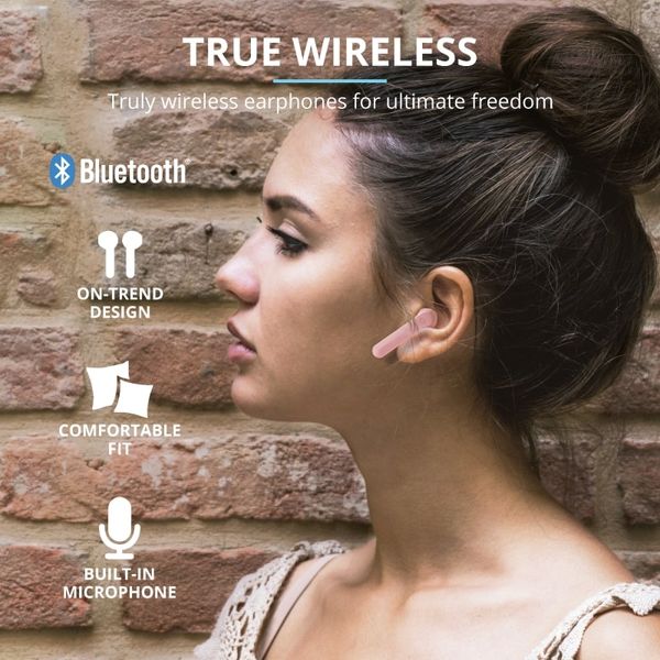 Наушники Trust Primo Touch True Wireless Mic Pink 23782_TRUST 23712_TRUST фото