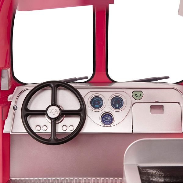 Транспорт для ляльок-Продуктовий фургон (рожевий) Our Generation BD37969Z BD37969Z фото