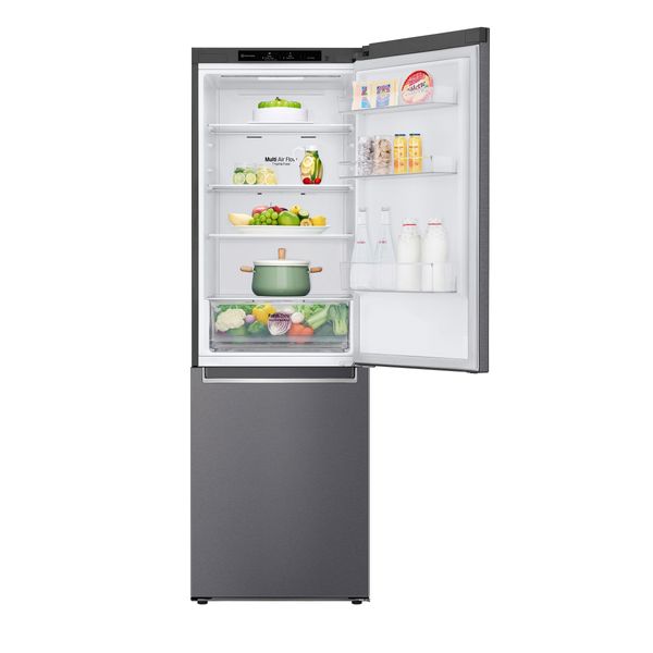 Холодильник LG з нижн. мороз., 186x60х68, холод.відд.-234л, мороз.відд.-107л, 2дв., А++, NF, інв., диспл внутр., зона св-ті, графіт (GW-B459SLCM) GW-B459SLCM фото