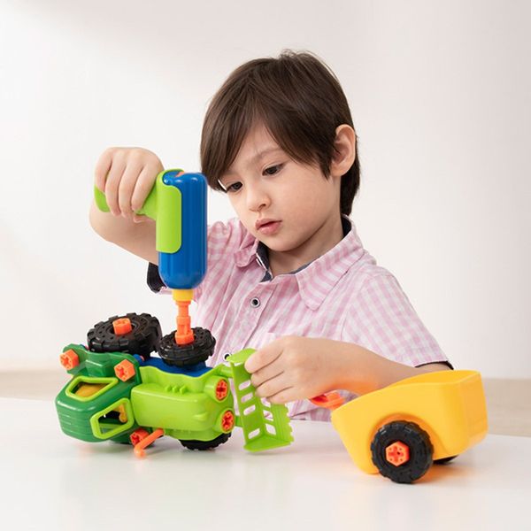 Конструктор Edu-Toys Трактор з інструментами (JS030) JS030 фото