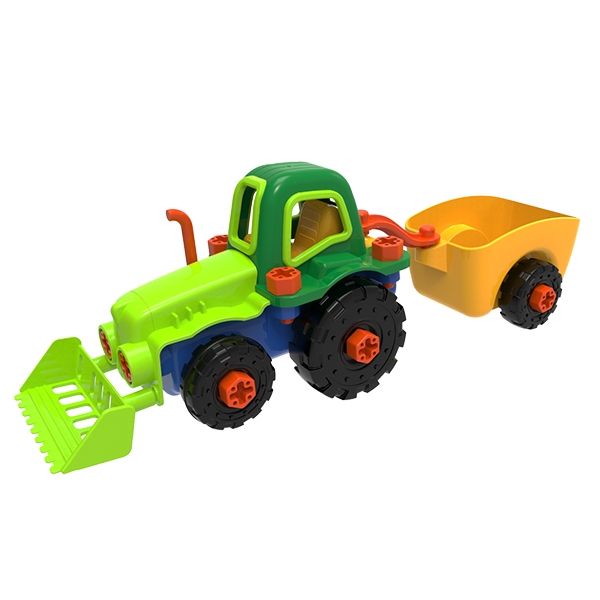 Конструктор Edu-Toys Трактор с инструментами (JS030) JS030 фото