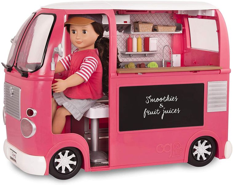 Транспорт для кукол-Продуктовый фургон (розовый) Our Generation BD37969Z BD37969Z фото