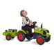 Дитячий трактор на педалях з причепом Falk CLAAS ARION (колір - зелений) (2041C)