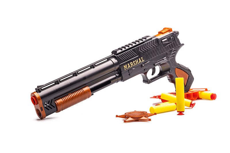 Іграшковий дробовик "Marshal" Golden Gun 915GG з м'якими кулями 915GG фото