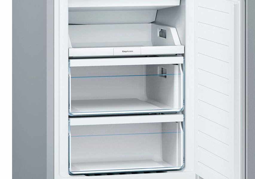 Холодильник Bosch з нижн. мороз., 186x60x66, xолод.відд.-215л, мороз.відд.-87л, 2дв., А++, NF, нерж (KGN36NL306) KGN36NL306 фото