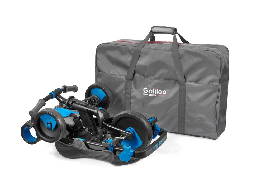 Трехколесный велосипед Galileo Strollcycle Black синий GB-1002-B - Уцінка GB-1002-B фото