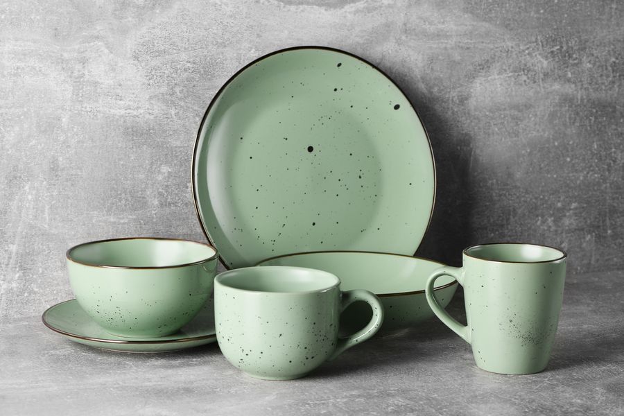 Тарілка супова Ardesto Bagheria, 20 см, Pastel green, кераміка (AR2920GGC) AR2920GGC фото