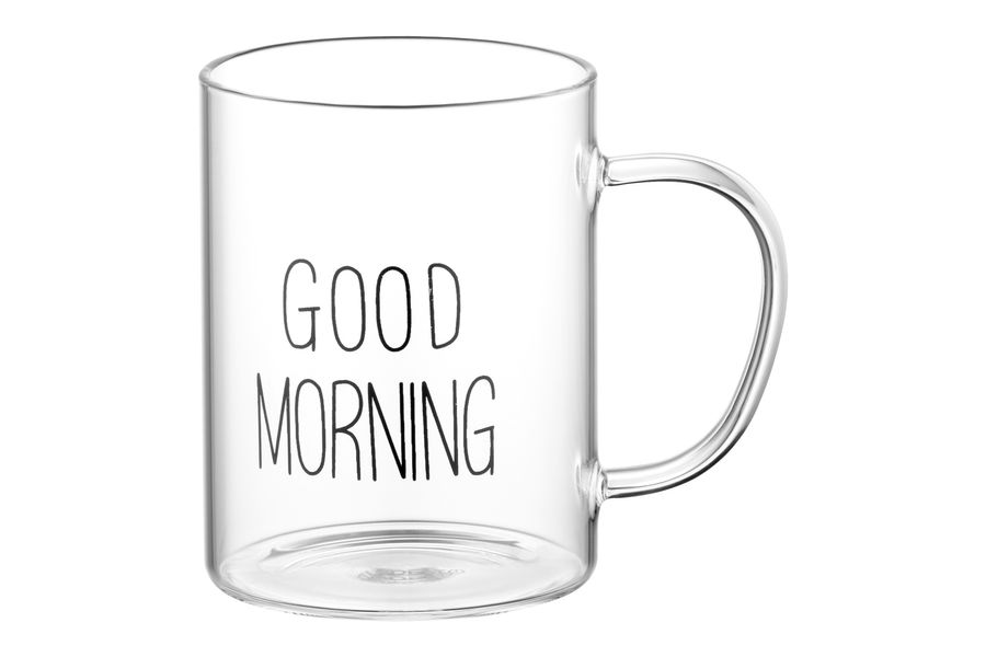 Набор чашек с ручками Ardesto Good Morning, 420 мл, 2 ед., боросиликатное стекло (AR2642GM) AR2642GM фото