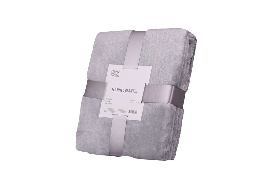 Плед Ardesto Flannel, 160х200см, 100% полиэстер, серый ART0203SB фото