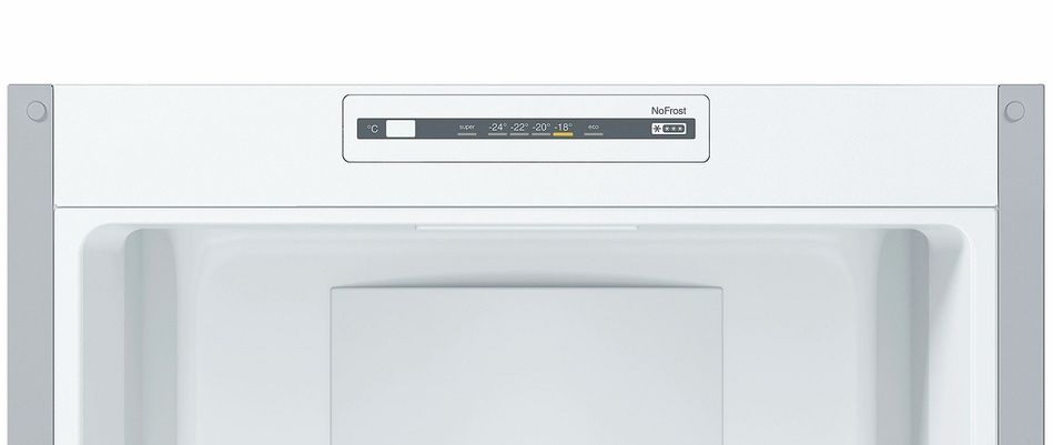Холодильник Bosch с нижн. мороз., 186x60x66, холод.отд.-237л, мороз.отд.-87л, 2дв., А++, NF, инв., нерж. KGN36VL326 (KGN36NL306) KGN36NL306 фото