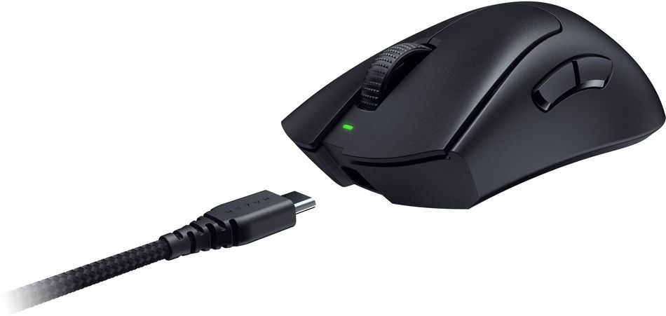 Мышь Razer Deathadder V3 Pro, USB-A/WL/BT, черный (RZ01-04630100-R3G1) RZ01-04630100-R3G1 фото