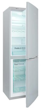 Холодильник Snaige з нижн. мороз., 176x62х65, холод.відд.-191л, мороз.відд.-88л, 2дв., A++, ST, сірий RF53SM-S5MP2E RF53SM-S5MP2E фото