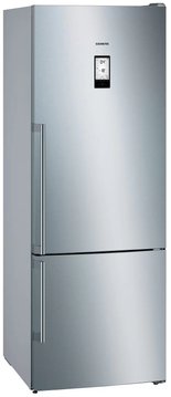 Холодильник Siemens з нижн. мороз., 192x70х80, холод.відд.-400л, мороз.відд.-105л, 2дв., А++, NF, дисплей, нерж KG56NHI306 KG56NHI306 фото