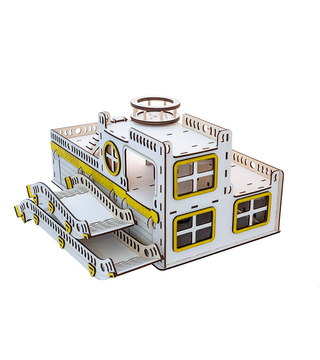 Іграшковий гараж для машинок. Гоночна база дерев'яний Гараж для машинок 32×57×27 Гоночна база (G001) G001 фото