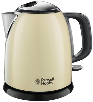 Электрочайник Russell Hobbs Colours Plus Mini, 1л, металл, бежево-черный (24994-70) 24994-70 фото