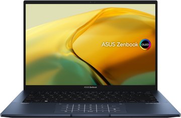 Ноутбук ASUS Zenbook 14 UX3402ZA-KM390W 14" 2.8K OLED, Intel i7-1260P, 16GB, F1TB, UMA, Win11, Блакитний (90NB0WC1-M00VR0) 90NB0WC1-M00VR0 фото