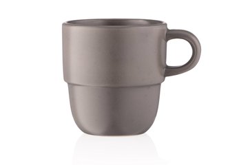 Чашка Ardesto Trento, 390 мл , сіра, кераміка AR2939T фото
