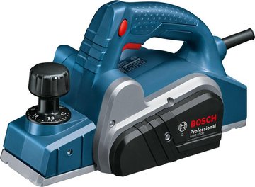 Рубанок Bosch GHO 6500, 650 Вт, 82мм, стругання до 2.6мм, паз до 9мм, 2.8кг 0.601.596.000 фото