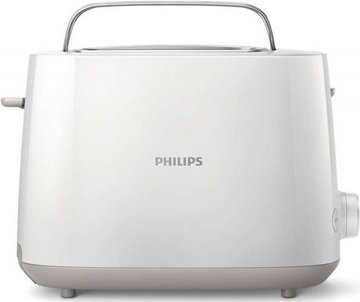Тостер Philips Daily Collection, 830Вт, пластик, крышка от пыли, белый HD2582/00 - Уцінка HD2582/00 фото