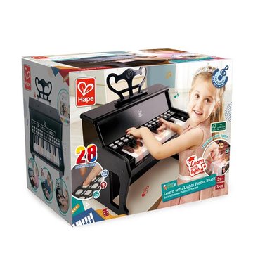 Детское пианино Hape 25 клавиш с подсветкой черный (E0627) E0627 фото