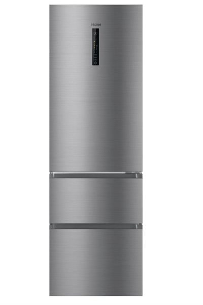 Холодильник Haier многодверный, 190.5x59.5х65.7, холод.отд.-233л, мороз.отд.-97л, 3дв., А++, NF, дисплей, серебристый HTR3619ENMN (HTR3619FNMN) HTR3619FNMN фото