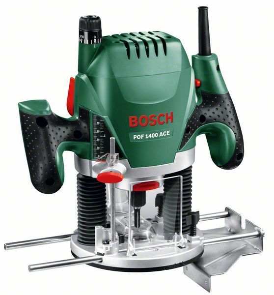 Фрезер Bosch POF 1400 ACE, 1400Вт, цанга 6 и 8мм, 11000-28000об/мин, 3кг 0.603.26C.820 фото