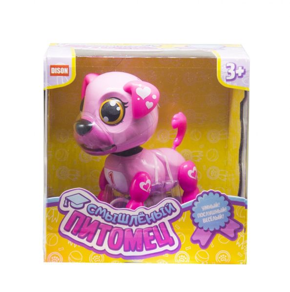 Интерактивная игрушка Смышленый питомец "Щенок" DISON E5599-7 Розовый (E5599-7(Pink)) E5599-7 фото