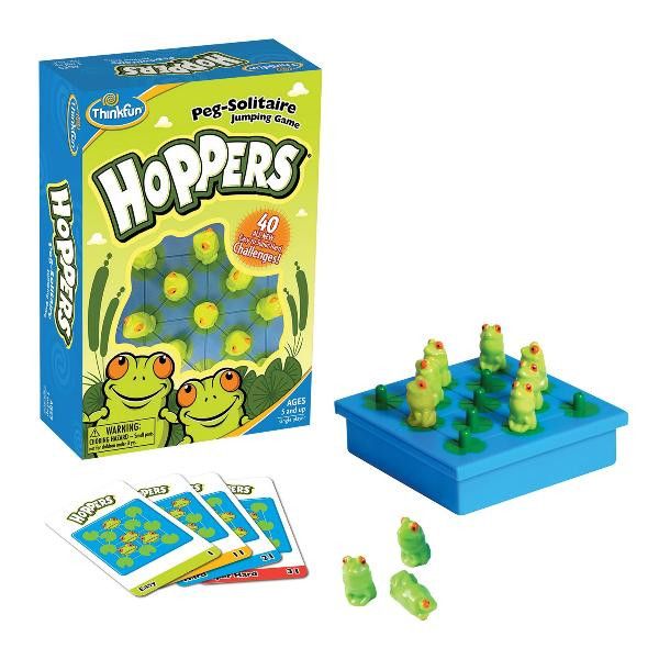 Настільна гра-головоломка Hoppers Жабенята ThinkFun Гра-головоломка Hoppers (Жабенята) ThinkFun (6703) 6703 фото