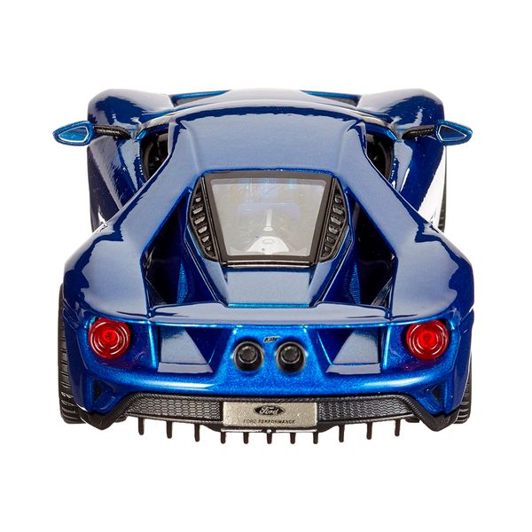 Автомодель - FORD GT (блакитний металік, сріблястий металік, 1:32) (18-43043) 18-43043 фото