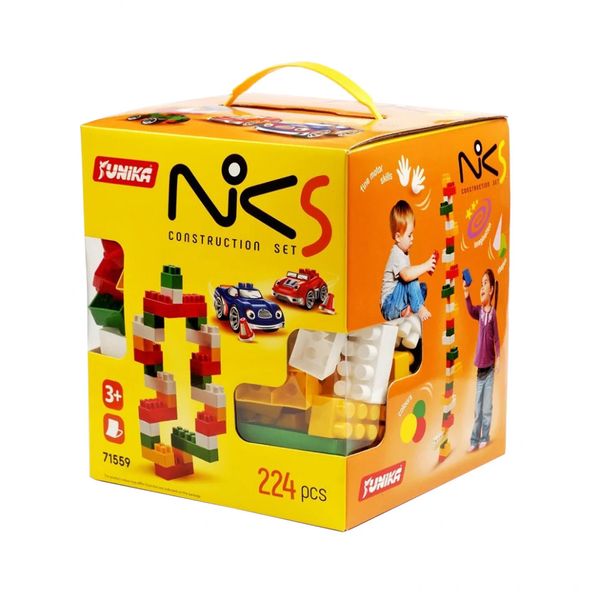 Детский конструктор с крупными деталями "NIK-5" , 224 детали (71559) 71559 фото
