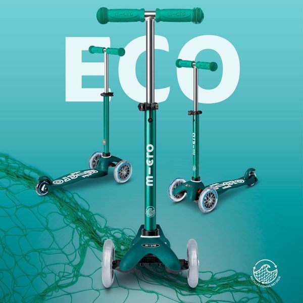 Самокат MICRO серии "Mini Deluxe ECO" (до 50 kg, 3-х колесный) MMD119 - Уцінка 100366 фото